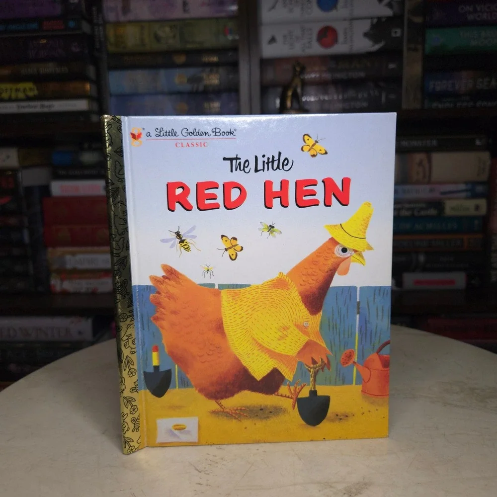 Vintage Golden Book The Little Red Hen Classic Children's book